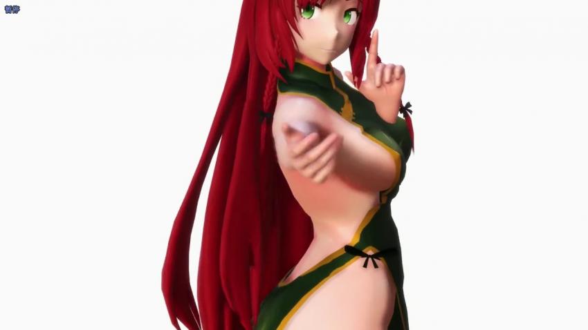 MMD东方宅舞红美铃旗袍